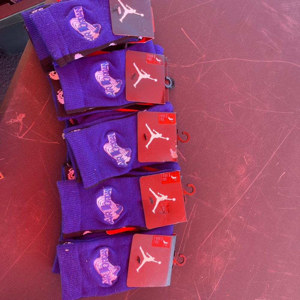 Air Jordan Kids Crew Retro 11 Sock 10 Pair Brand New Color Blue